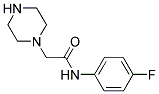N-(4-FLUOROPHENYL)-2-PIPERAZIN-1-YLACETAMIDE CAS#: 256943-82-5