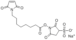 N-(8-MALEIMIDOCAPRYLOXY)SULFOSUCCINIMIDE, SODIUM SALT CAS#: 211236-35-0