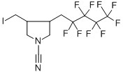N-CYANO-3-(IODOMETHYL)-4-(1H,1H-NONAFLUOROPENTYL)PYRROLIDINE CAS#: 231285-91-9