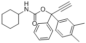 N-Cyclohexylcarbamic acid 1-phenyl-1-(3,4-xylyl)-2-propynyl ester CAS#: 20921-50-0