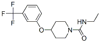 N-Ethyl-4-(3-trifluoromethylphenoxy)-1-piperidinecarboxamide CAS#: 28033-16-1