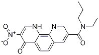 N-Ethyl-7,10-dihydro-8-nitro-7-oxo-N-propyl-1,10-phenanthroline-3-carboxamide CAS#: 223666-07-7