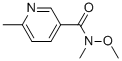 N-METHOXY-6,N-DIMETHYL-NICOTINAMIDE CAS#: 221615-71-0