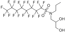 N-N-PROPYL-N-(2,3-DIHYDROXYPROPYL)PERFLUOROOCTYL SULFONAMIDE CAS#: 2262-49-9