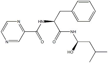 N-((S)-1-(((R)-1-Hydroxy-3-Methylbutyl)aMino)-1-oxo-3-phenylpropan-2-yl)pyrazine-2-carboxaMide CAS#: 289472-78-2