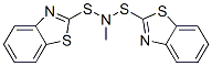 N-benzothiazol-2-ylsulfanyl-N-methyl-benzothiazole-2-sulfenamide CAS#: 24345-92-4