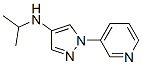N-propan-2-yl-1-pyridin-3-yl-pyrazol-4-amine CAS#: 28466-02-6