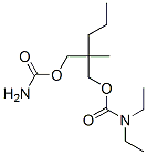 N,N-Diethylcarbamic acid 2-(carbamoyloxymethyl)-2-methylpentyl ester CAS#: 25642-80-2