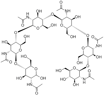 N '، N' '، N' ''، N '' ''، N '' '' '- Hexaacetylchitohexaose CAS #: 38854-46-5