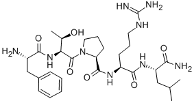 PHE-THR-PRO-ARG-LEU-NH2 CAS#: 104191-78-8