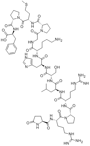 PYR-ARG-PRO-ARG-LEU-SER-HIS-LYS-GLY-PRO-MET-PRO-PHE-OH CAS#: 217082-60-5