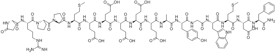 PYR-ARG-PRO-PRO-MET-GLU-GLU-GLU-GLU-GLU-ALA-TYR-GLY-TRP-MET-ASP-PHE-NH2 CAS#: 81123-06-0