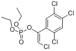 Phosphoric acid, 2-chloro-1-(2,4,5-trichlorophenyl)ethenyl diethyl est er CAS#: 2665-28-3