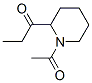 Piperidine, 1-acetyl-2-(1-oxopropyl)- (9CI) CAS#: 220073-78-9
