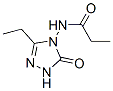 Propanamide, N-(3-ethyl-1,5-dihydro-5-oxo-4H-1,2,4-triazol-4-yl)- CAS#: 223795-10-6