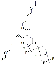 Propanedioic acid, (3,3,4,4,5,5,6,6,7,7,8,8,8-tridecafluorooctyl)-, bis4-(ethenyloxy)butyl ester CAS#: 226409-30-9