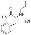 Propitocaine hydrochloride CAS#: 1786-81-8