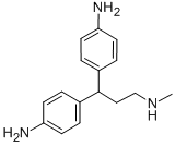 Propylamine, 3,3-bis(4-aminophenyl)-N-methyl- CAS#: 22083-69-8