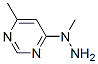 Pyrimidine, 4-methyl-6-(1-methylhydrazino)- (8CI) CAS#: 23372-26-1