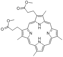 Piroporfirin dimetil ester CAS #: 10589-94-3