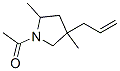 Pyrrolidine, 1-acetyl-2,4-dimethyl-4-(2-propenyl)- (9CI) CAS#: 228099-00-1