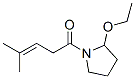 Pyrrolidine, 2-ethoxy-1-(4-methyl-1-oxo-3-pentenyl)- (9CI) CAS#: 259213-88-2