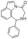 Pyrrolo(3,2,1-jk)(1,4)benzodiazepin-4(1H)-one, 2,3-dihydro-1-phenyl- CAS#: 28748-81-4
