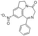 Pyrrolo(3,2,1-jk)(1,4)benzodiazepin-4(3H)-one, 6,7-dihydro-9-nitro-1-p henyl- CAS#: 28748-76-7