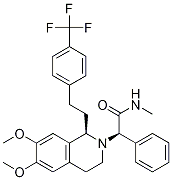 (R)-2-((R)-6,7-diMethoxy-1-(4-(trifluoroMethyl)phenethyl)-3,4-dihydroisoquinolin-2(1H)-yl)-N-Methyl-2-phenylacetaMide CAS#: 913358-93-7