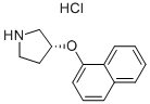 R-3-(1-NAPHTHALENYLOXY)-PYRROLIDINE HYDROCHLORIDE CAS#: 213007-98-8