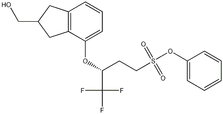 (R)-3-(2-(hydroxymethyl)-2,3-dihydro-1H-inden-4-yloxy)phenyl 4,4,4-trifluorobutane-1-sulfonate CAS#: 212188-60-8