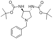 (R,R)-N-BENZYL-3,4-TRANS-(N-BOC)-DIAMINOPYRROLIDINE CAS#: 205251-35-0