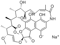 Sel de rifamycine sodique N ° CAS: 14897-39-3