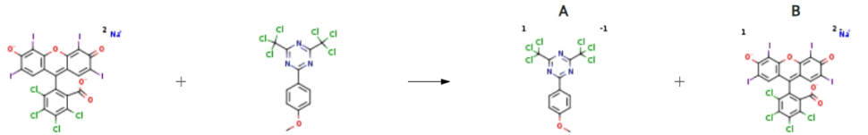 Route of Synthesis (ROS) of 2-(4-Methoxyphenyl)-4,6-bis(trichloromethyl)-1,3,5-triazine CAS 3584-23-4