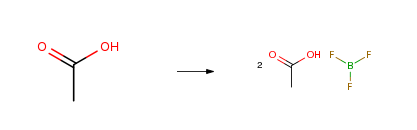 Route of Synthesis (ROS) of Boron trifluoride-acetic acid complex CAS# 373-61-5