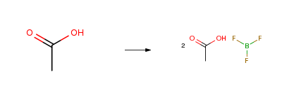 बोरान ट्राइफ्लोराइड-एसिटिक एसिड कॉम्प्लेक्स कैस # 373-61-5 के संश्लेषण (आरओएस) का मार्ग