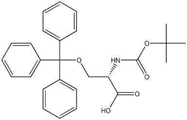 (S)-2-((tert-Butoxycarbonyl)aMino)-3-(trityloxy)propanoic acid CAS#: 252897-67-9