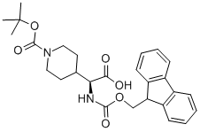 (S)-A-FMOC-D-BOC-4-PIPERIDYLGLYCINE CAS#: 204058-24-2