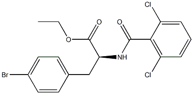(S)-ethyl 2-(2,6-dichlorobenzaMido)-3-(4-broMophenyl)propanoate CAS#: 232276-01-6