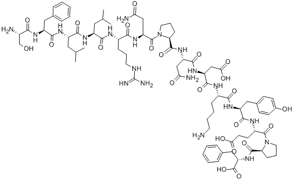 SER-PHE-LEU-LEU-ARG-ASN-PRO-ASN-ASP-LYS-TYR-GLU-PRO-PHE CAS#: 137339-65-2