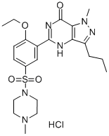 SILDENAFIL HYDROCHLORIDE CAS#: 252920-86-8