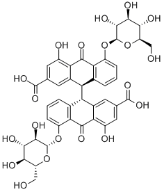 Sennoside B CAS#: 128-57-4