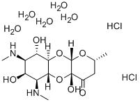 Didrocloreto de Spectinomycin pentahydrate CAS #: 22189-32-8