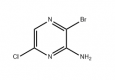Structure of 2-Amino-3-bromo-6-chloropyrazine CAS 212779-21-0