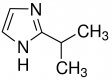 Structure of 2-Isopropylimidazole CAS 36947-68-9