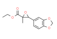 Structure of 2-Oxiranecarboxylicacid, 3-(1,3-benzodioxol-5-yl)-2-Methyl-, ethyl ester CAS# 28578-16-7