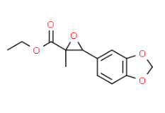 Structure of 2-Oxiranecarboxylicacid, 3-(1,3-benzodioxol-5-yl)-2-Methyl-, ethyl ester CAS# 28578-16-7
