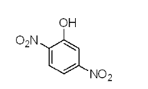 Structure of 2,5-Dinitrophenol CAS 329-71-5