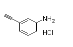 Structure of 3-Ethynylaniline hydrochloride CAS 207226-02-6