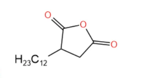 Structure of DODECENYLSUCCINIC ANHYDRIDE CAS 25377-73-5